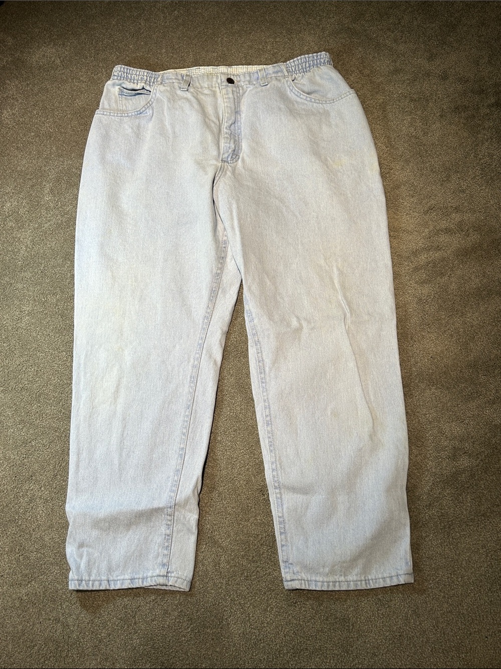 Vintage Lee Light Wash Wide Leg Jeans